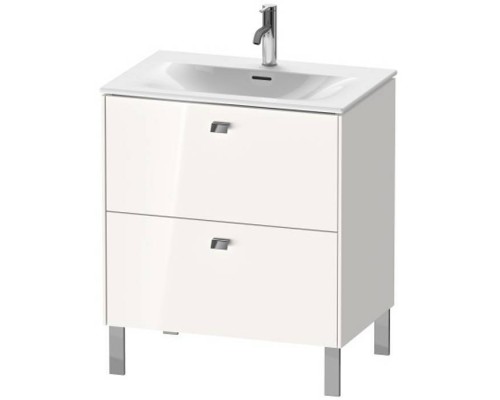 Duravit Brioso База напольная 72x47.9x68.5см с раковиной, 2 ящика, цвет: глянцевый белый. BR451102222,  23447300001