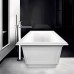 Gessi Eleganza Ванна отдельностоящая 180х85x55см, со сливом-переливом, цвет: матовый белый. 46715#521