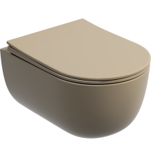 Унитаз подвесной Ceramicanova Modena Rimless CN6063MC капучино матовый
