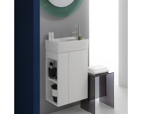 Laufen Kartell Раковина 46х28х12 см, 1 отв., без перелива, покрытие LLC, цвет: белый. 8.1533.4.400.111.1