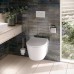Toto RP Унитаз 49х38х33.5см., подвесной, укороченный, смыв tornado, Cefiontect, с сиденьем, SoftClose, петли из нерж. стали, цвет: белый. CW554Y, TC613G