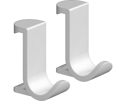 HG 27 914 700 WallStoris Крючок широкий 2 шт, пластик