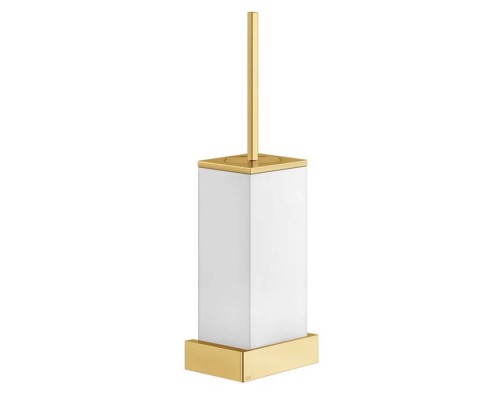 Gessi Rettangolo Ершик для унитаза подвесной, цвет: Gold CCP/белый. 20819#080