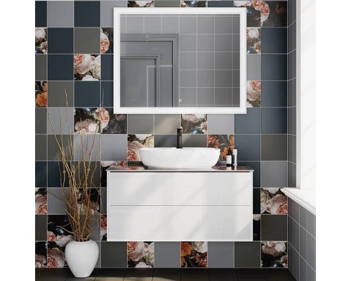 Kerama Marazzi PLAZA Modern Тумба подвесная 100x48см, 2 ящика, цвет: белый . PLB.M.100.2\WHT Kerama Marazzi PLAZA Modern Тумба подвесная 100x48см, 2 ящика, цвет: белый . PLB.M.100.2\WHT