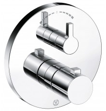 Kludi 20 830 0515 Nova Fonte Puristic Термостат для 2х потребителей (внешняя монтажная часть) 208300515