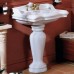 Azzurra Jubilaeum Раковина 70x55xH32,5 см, с пьедесталом 27xH68 см, 3 отв., цвет: Bianco lucido. JUCLT0000000BI/(JUB300 bi),  JULP0705500TBI/(JUB200/T bi)*3