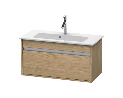 Duravit Ketho Тумба подвесная, 80x38.5х41, с раковиной, 1 выдв. ящик, цвет: дуб европейский. KT642305252, 2342830000 Duravit Ketho Тумба подвесная, 80x38.5х41, с раковиной, 1 выдв. ящик, цвет: дуб европейский. KT642305252, 2342830000