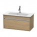 Duravit Ketho Тумба подвесная, 80x38.5х41, с раковиной, 1 выдв. ящик, цвет: дуб европейский. KT642305252, 2342830000