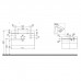 Duravit Happy D.2 Plus Тумба подвесная c-shaped с умывальником 77.5х49х46.8см, с 1 отв под смесит, 2 ящика, выпуск и сифон в комплекте, цвет: белый глянцевый. HP4347O2222
