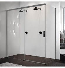 Novellini Opera Душевой угол 121х91х200см., Sx, стекло, цвет: хром. OPEPH119S-1K,  OPEFH89D-1K