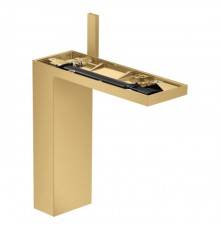 Axor MyEdition Смеситель для раковины 230, на 1 отв., без панели, цвет: шлифованное золото. 47022250