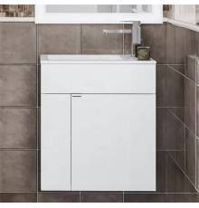 Тумба с раковиной Kerama Marazzi 50 белая глянцевая