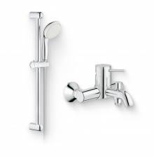 Душевой комплект Смеситель Grohe BauClassic 32865000 + Гарнитур Tempesta New 27598001