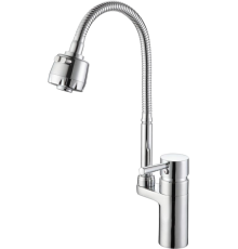 Смеситель для кухни D-lin D157315-T с гибким изливом, хром