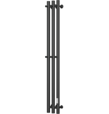 Полотенцесушитель электрический Bauedge M0057 120х18 черный матовый