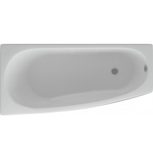 Акриловая ванна AQUATEK Пандора PAN160-0000038 L 160x75 см, угловая, с каркасом, с экраном, со сливом-переливом, асимметричная
