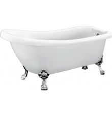Акриловая ванна BelBagno BB20 170x70 см, отдельностоящая, овальная, с ножками