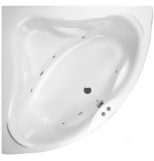 Акриловая ванна Excellent Konsul WAEX.KON15.SOFT 150x150 см, угловая, с гидромассажем, с каркасом, со сливом-переливом, четверть круга