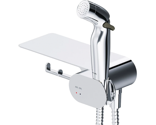 Гигиенический душ AM.PM Like F0202600 С ВНУТРЕННЕЙ ЧАСТЬЮ, со смесителем, хром