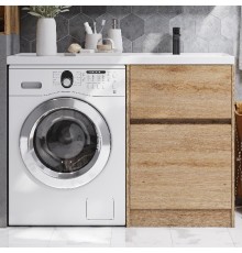 Тумба с раковиной AQUATON Лондри 60 R, дуб сантана