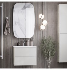 Мебель для ванной комнаты AQUATON Сохо 60 cлэйт, галька серая