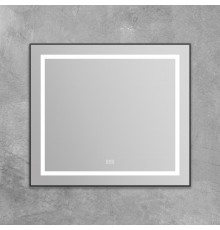 Зеркало BelBagno Kraft SPC-KRAFT-885-785-TCH-WARM-NERO черное, с подогревом