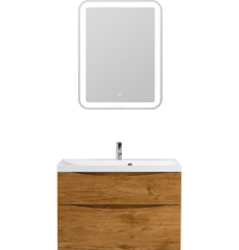 Мебель для ванной комнаты BelBagno Marino H60 rovere nature, 90 см