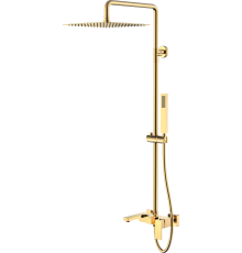 Душевая стойка Boheme Qubic 478-G shinny gold
