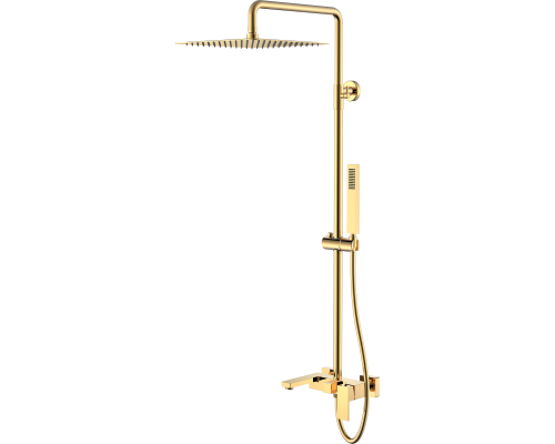 Душевая стойка Boheme Qubic 478-G shinny gold