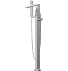 Напольный смеситель для ванны с душем Bravat Arc F66061C-B3-ENG хром