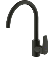 Смеситель для кухни Bravat Source Black F7173218BW-ENG черный