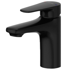 Смеситель для раковины Bravat Source Black F1173218BW-ENG черный матовый