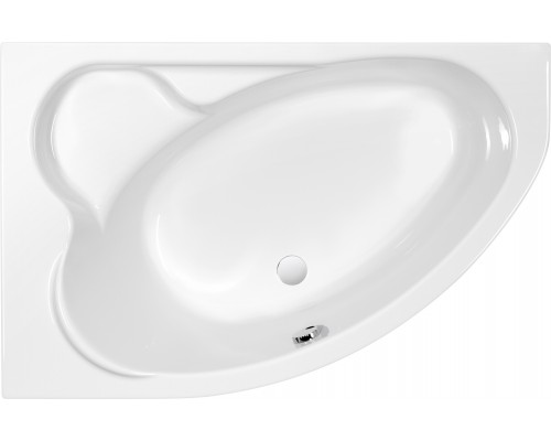 Акриловая ванна Cersanit Kaliope New L 155x100 см, угловая, с ножками, асимметричная