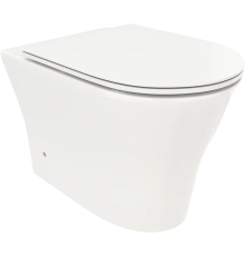 Унитаз приставной Ceruttispa Adige F 8907 безободковый, с микролифтом
