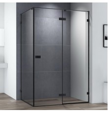 Душевой уголок Cezares Bellagio BELLAGIO-AH-1-140/100-C-NERO 140х100, черный