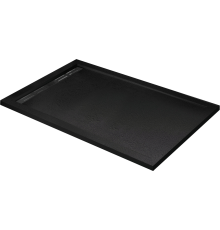 Поддон для душа Cezares TRAY-AS-AH-120/90-30-NERO 120x90, с сифоном, черный матовый