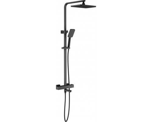 Душевая стойка Timo Tetra-Thermo SX-0169/03 с термостатом, черная