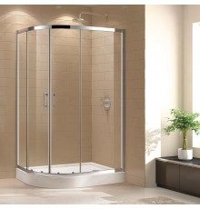 Душевой уголок Cezares Eco ECO-O-RH-2-100/80-C-Cr стекло прозрачное