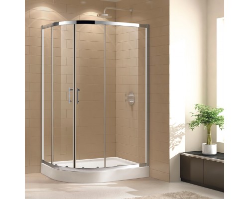 Душевой уголок Cezares Eco ECO-O-RH-2-100/80-C-Cr стекло прозрачное