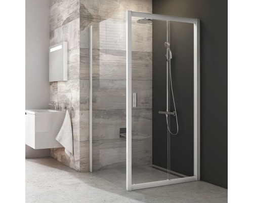 Душевой уголок Ravak Blix BLDP2 100х80, Transparent, профиль белый