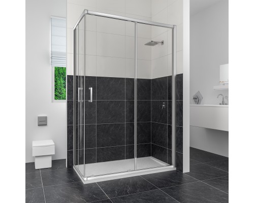 Душевой уголок RGW Classic CL-44 (885-900)x(985-1000)x1850, профиль хром
