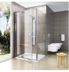 Душевой уголок Ravak Pivot PDOP2 110х80, Transparent, профиль сатин