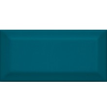 Плитка настенная Kerama Marazzi Клемансо глянцевая 7,4х15 бирюзовая, грань
