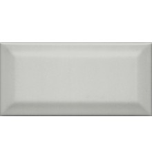 Плитка настенная Kerama Marazzi Клемансо глянцевая 7,4х15 серая, грань