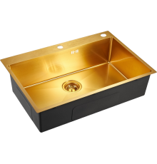 Мойка кухонная Emar PVD A EMB-125A PVD Nano Golden