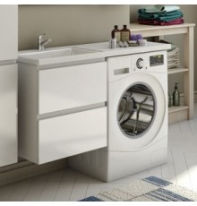 Тумба с раковиной Эстет Dallas Luxe 115 L подвесная, 2 ящика