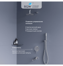 Душевая система скрытого монтажа RGW SP-55