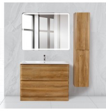 Мебель для ванной комнаты BelBagno Albano 90 напольная, rovere rustico