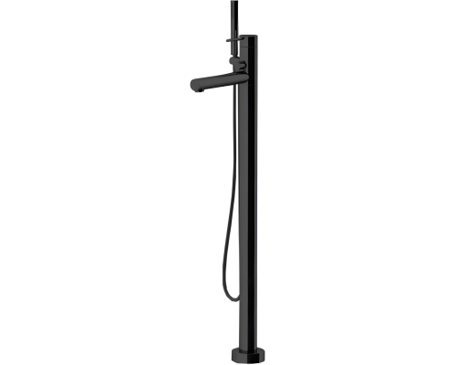 Напольный смеситель для ванны с душем Gattoni Circle One 9008/90NO nero opaco