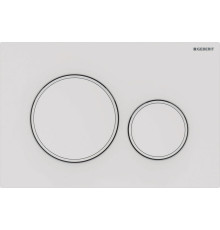 Кнопка смыва Geberit Sigma 20 115.882.01.1 белая, матовый лак